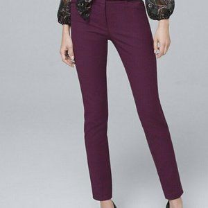 WHBM | Maroon The Slim Ankle Pants Sz 10